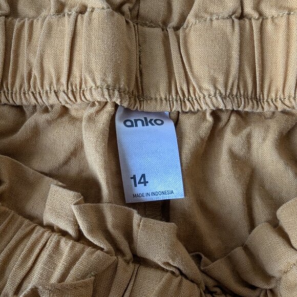 Yellow ANKO Shorts Size 10 M-L - Picture 3 of 6